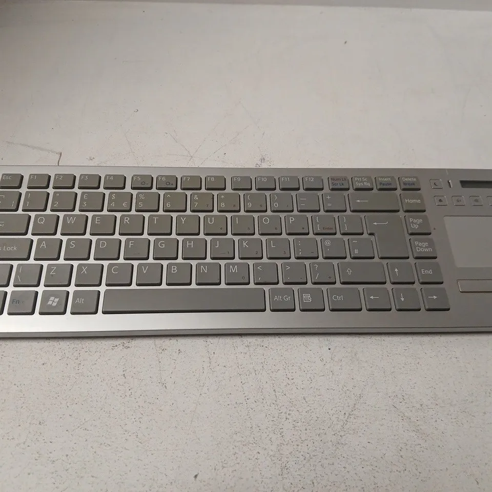 SONY KEYBOARD WITH BUILT-IN TOUCHPAD – GREY