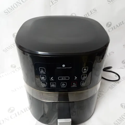 COOK'S ESSENTIALS AIR FRYER - BLACK
