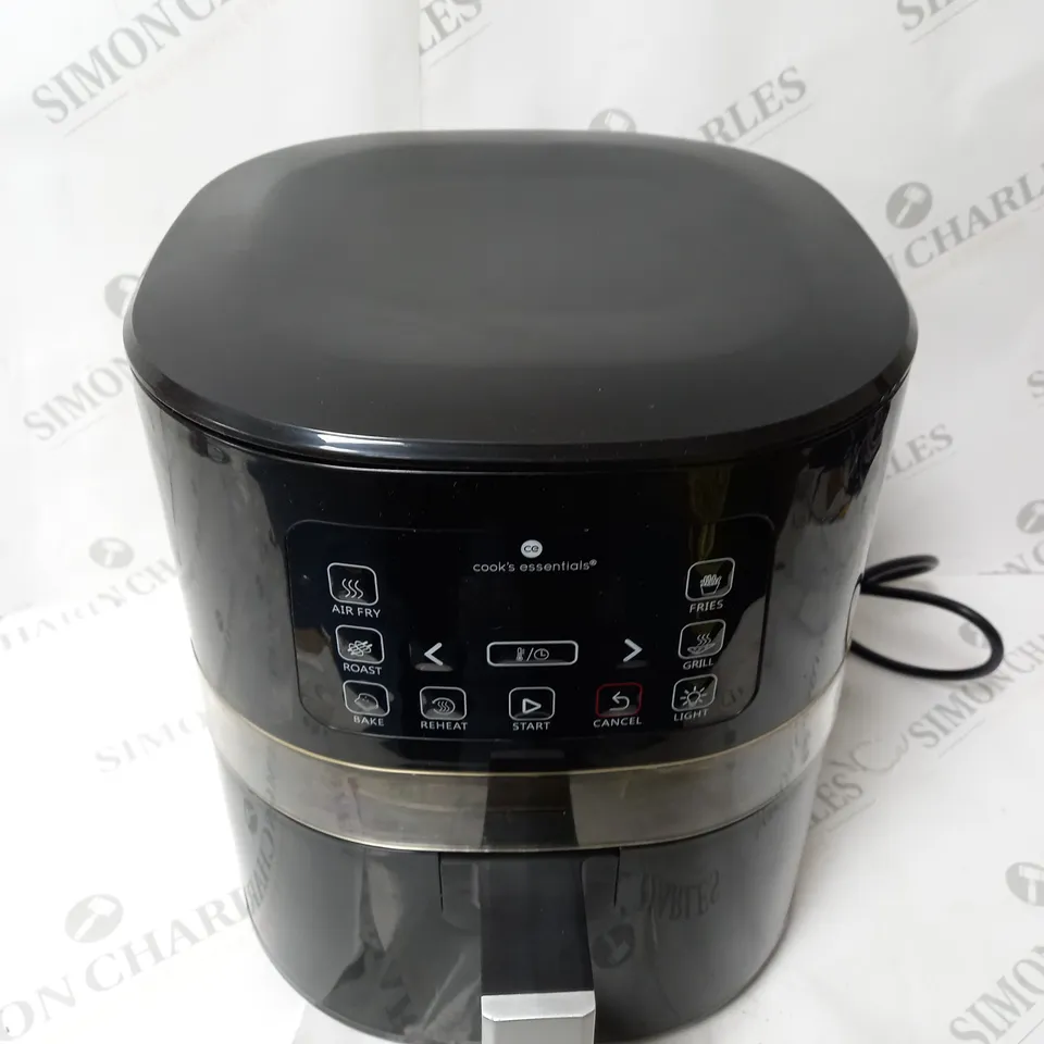 COOK'S ESSENTIALS AIR FRYER - BLACK