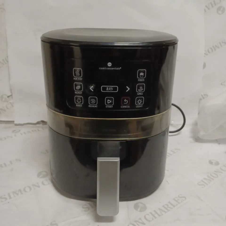 COOK'S ESSENTIALS 4.0L AIR FRYER - BLACK