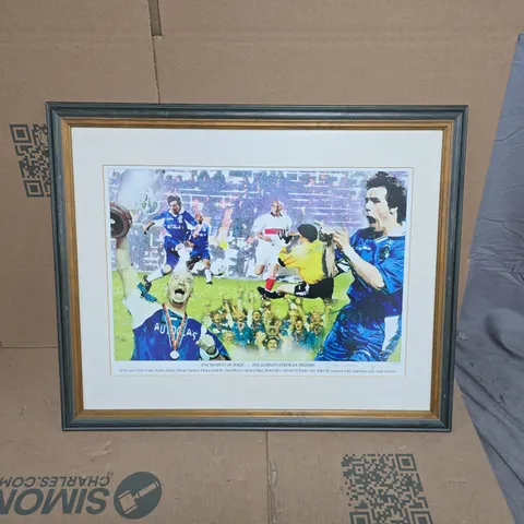 ONE MOMENT OF MAGIC - CHELSEA FC 1997–98 UEFA CUP WINNERS' CUP COMMEMORATIVE PAINTING (1 OF ONLY 500)  
