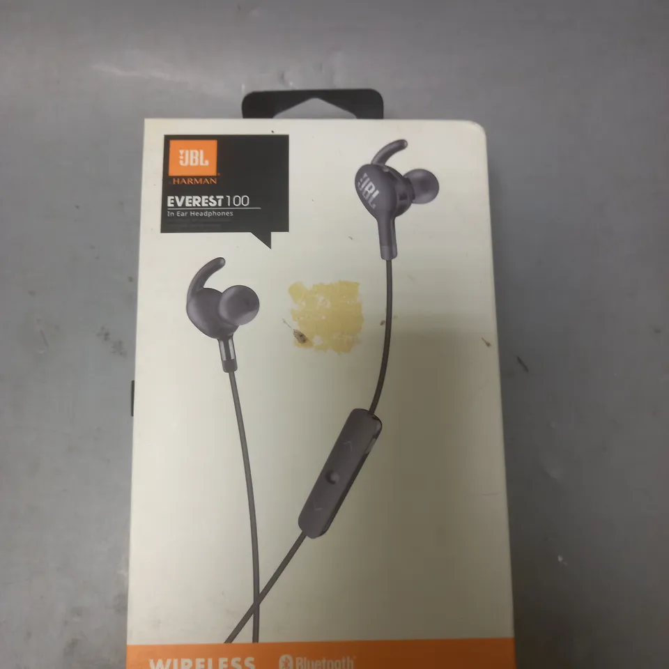 JBL EVEREST 100 IN-EAR WIRELESS BLUETOOTH HEADPHONE - BLACK