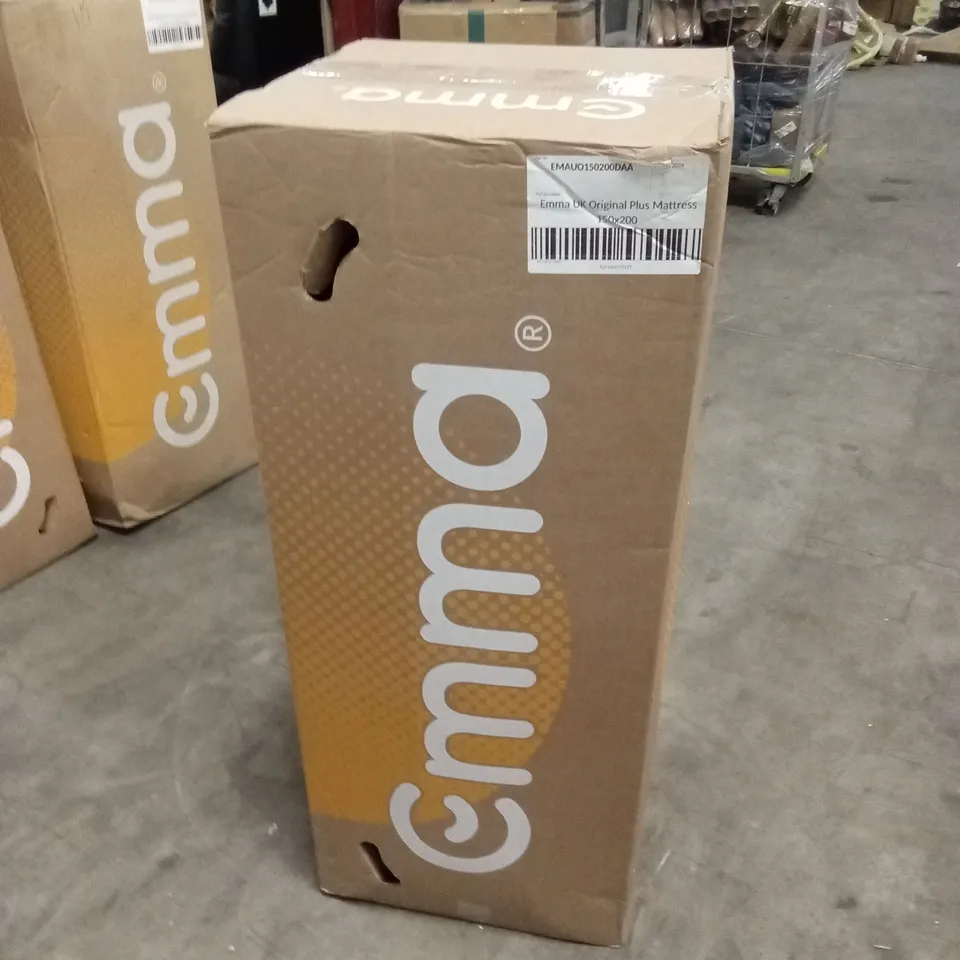BOXED AND ROLLED MANUFACTURER REFURBISHED EMMA UK ORIGINAL PLUS MATTRESS 150 X 200CM (KING SIZE)
