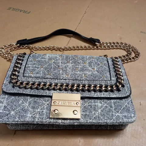 CARVELA GREY BAG WITH CHAIN DETAIL STRAP