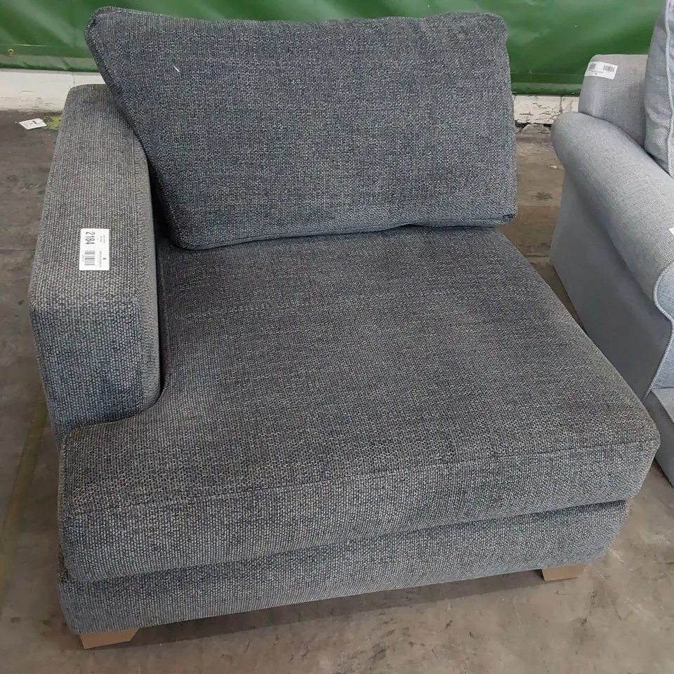 QUALITY BRITISH DESIGNER LOUNGE Co. SECTION CHARCOAL FABRIC