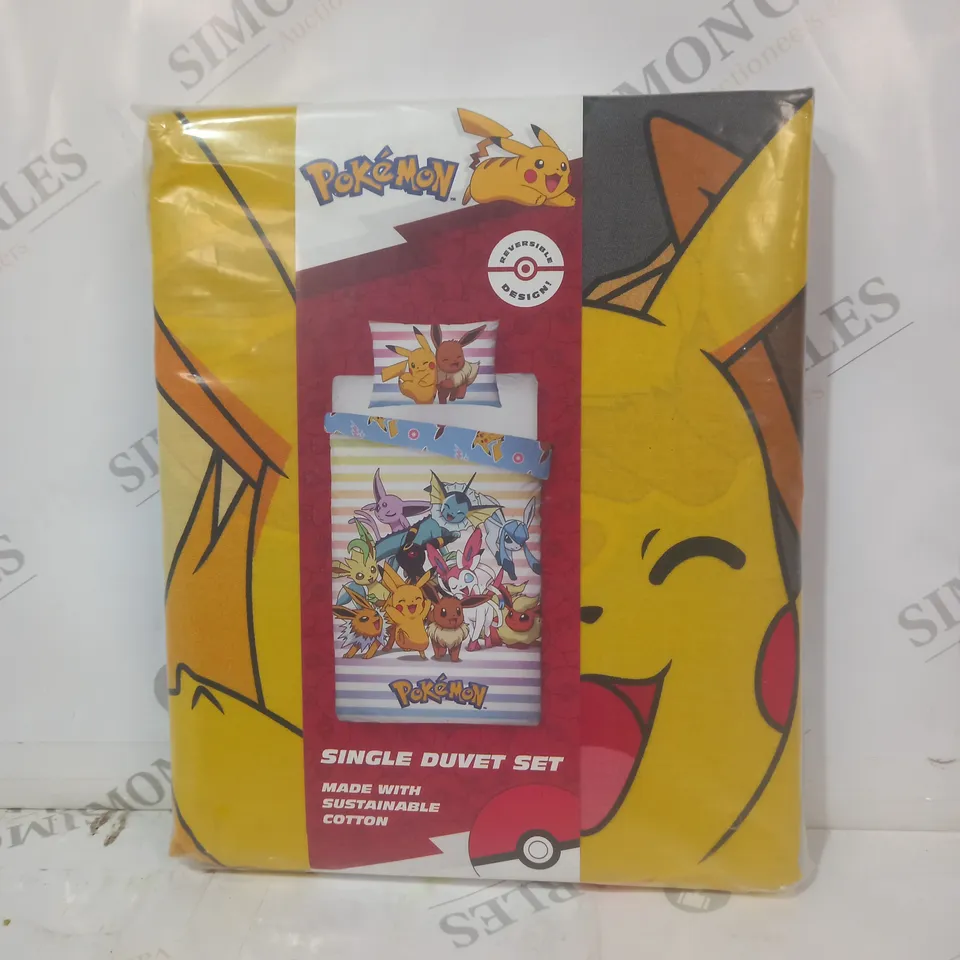 POKÉMON SINGLE DUVET SET