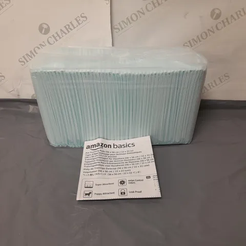 BOX OF 50 AMAZON BASICS PET TRAINING PADS PUPPY