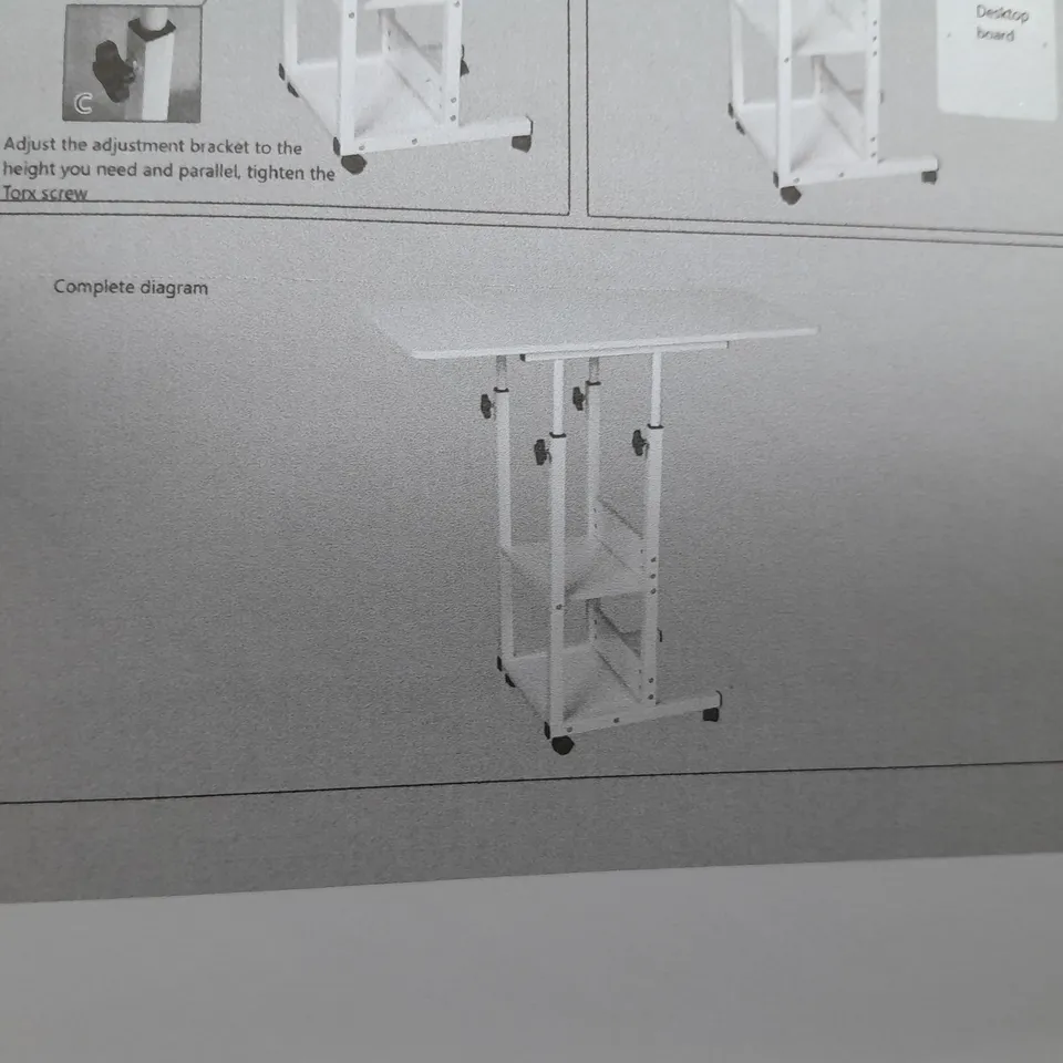 BOXED COMPUTER DESK