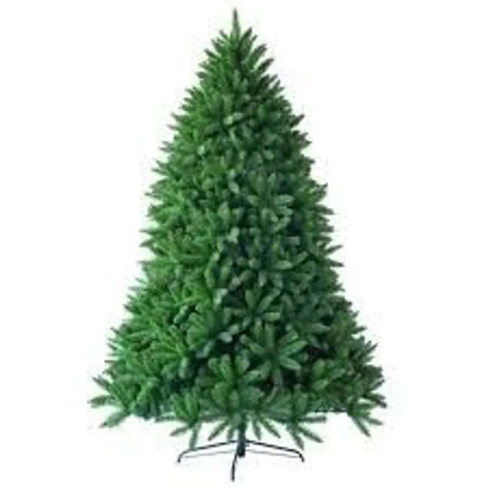 BOXED COSTWAY PVC BRANCH TIPS HINGED ARTIFICIAL CHRISTMAS TREE 6FT