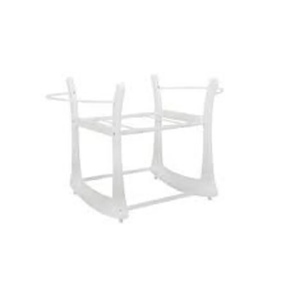 AERIN ROCKING MOSES BASKET STAND - WHITE