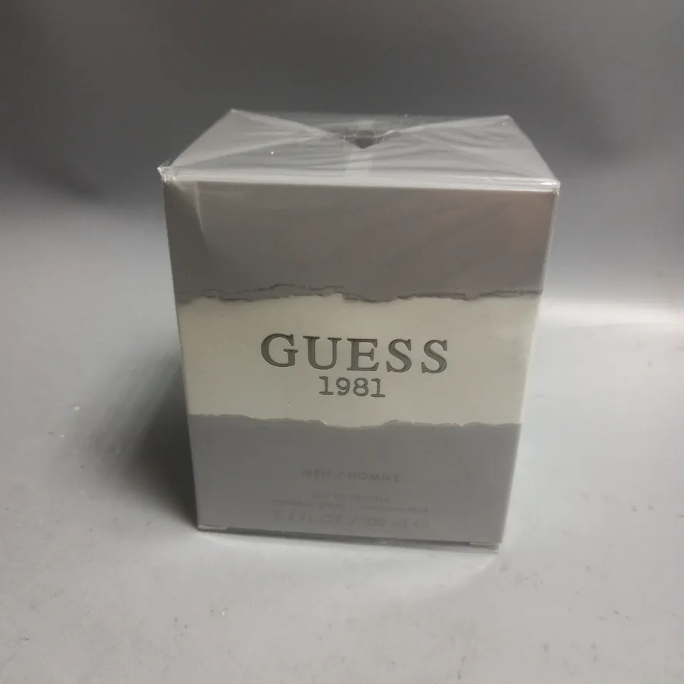 BOXED AND SEALED GUESS 1981 MEN EAU DE TOILETTE 100ML