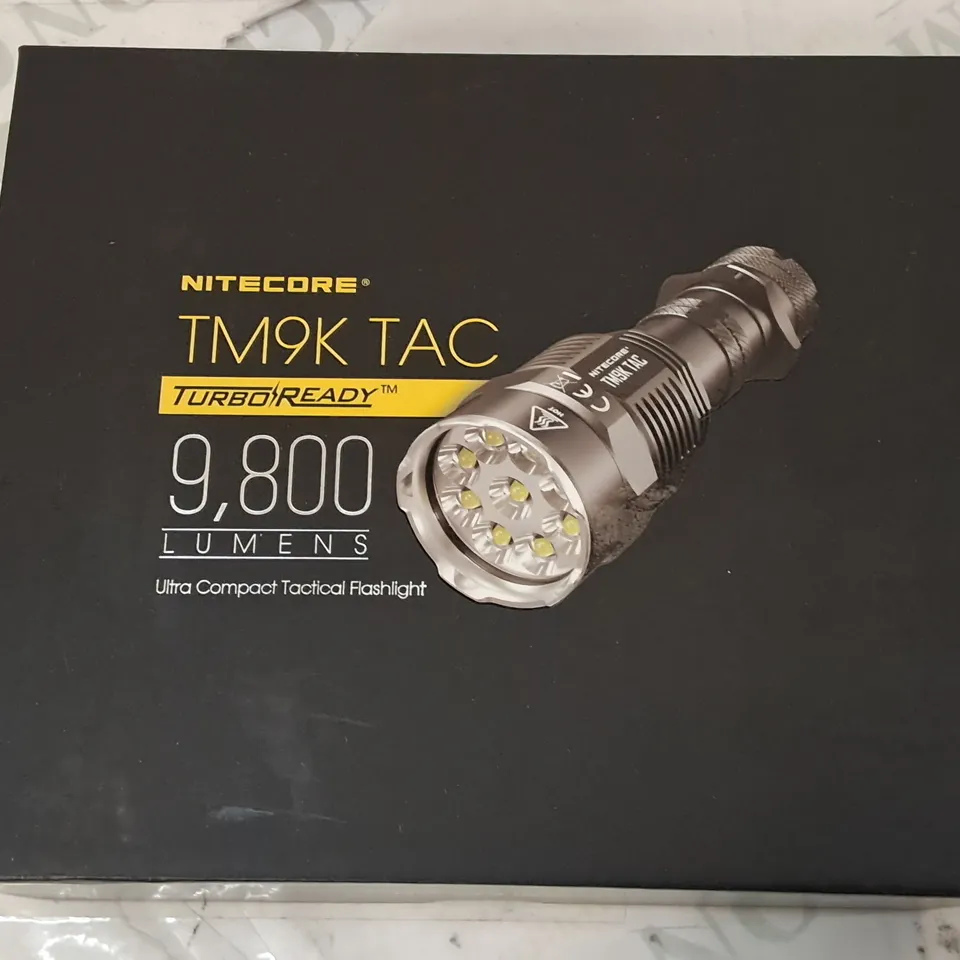 BOXED NITECORE TM9K TAC ULTRA COMPACT TACTICAL FLASHLIGHT 