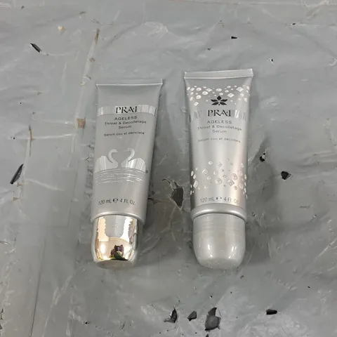 PRAI AGELESS THROAT & DECOLLETAGE SERUM 120ML X2