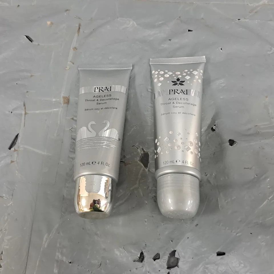 PRAI AGELESS THROAT & DECOLLETAGE SERUM 120ML X2