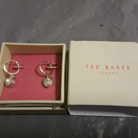 TED BAKER HEART THEMED EARRINGS