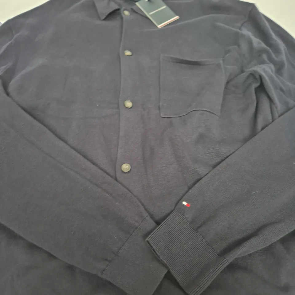 TOMMY HILFIGER BUTTON CARDIGAN - SIZE X;