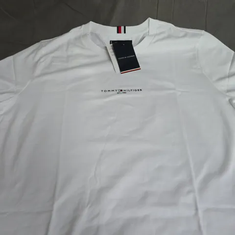 TOMMY HILFIGER LOGO TIPPED TEE SIZE XXXL