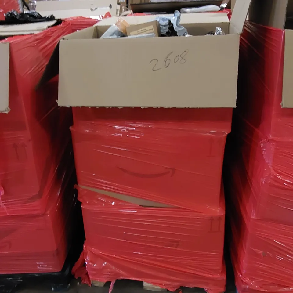 PALLET TO CONTAIN ASSORTED HOUSEHOLD ITEMS AND CONSUMER PRODUCTS. INCLUDING KIDS LUNCH BAGS, ART PRINTS, PHONE CASES ETC