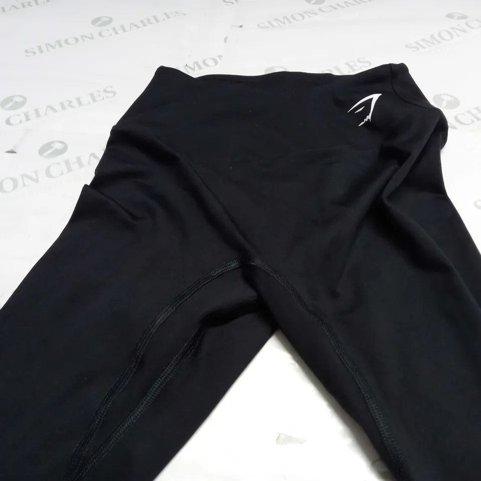GYMSHARK LEGGING JOGGERS IN BLACK - SMALL