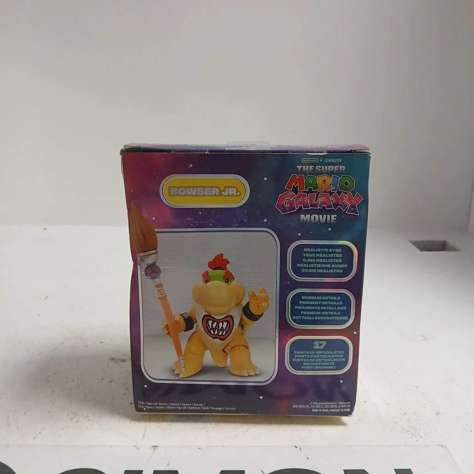 BOWSER JR. ACTION FIGURE FROM THE SUPER MARIO GALAXY MOVIE – BOXED