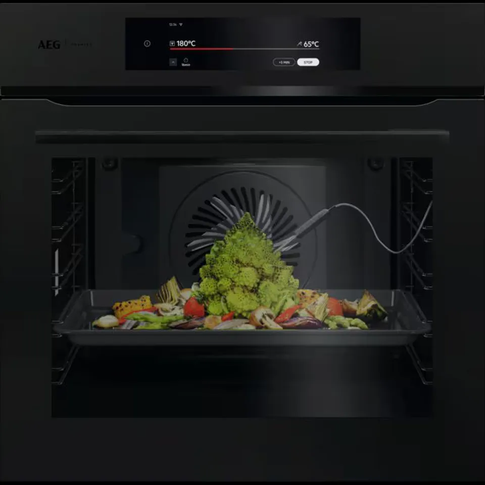 AEG 9000 PROASSIST PYROLYTIC SELF CLEAN BUILT-IN OVEN - PO9000PT