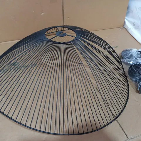 JOHN LEWIS HIKO MEDIUM BLACK CEILING LIGHT FITTING