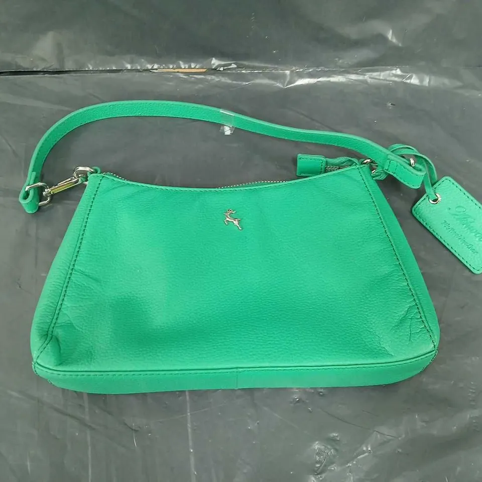 ASHWOOD SCOOP SMALL SHOULDER BAG EMERALD 