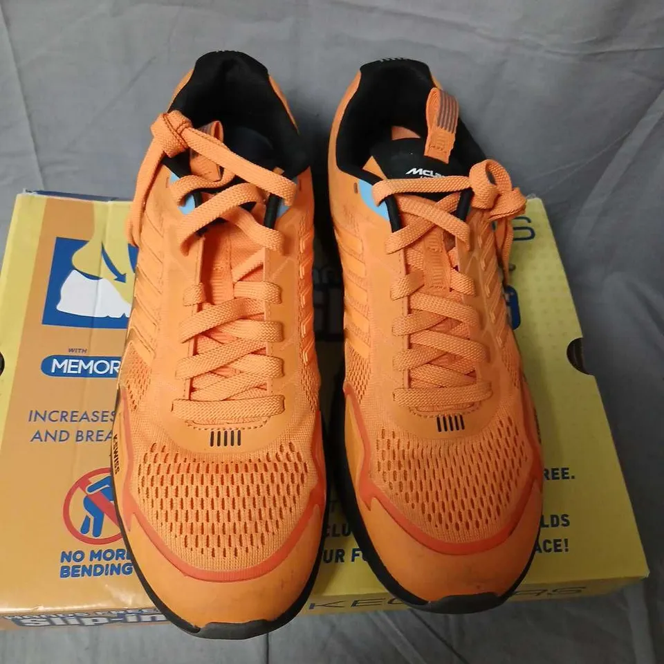 K-SWISS WOMEN'S ORANGE RUNNING SHOES – UK 8.5 (US 9.5 / EU 42.5)