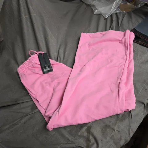 BO&TEE PINK TRACKSUIT JOGGERS – SIZE M