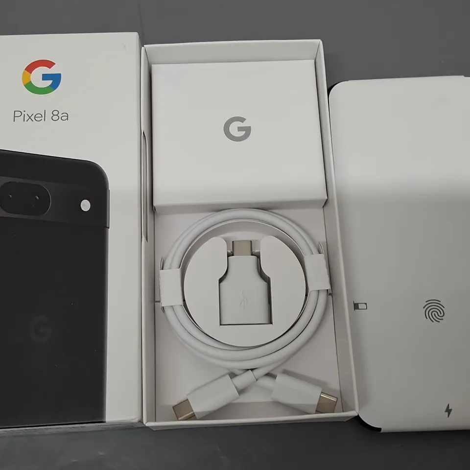 BOXED GOOGLE PIXEL 8A 128GB 8GB IN OBSIDIAN 