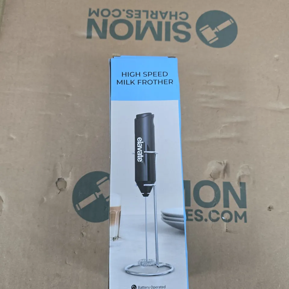 BOX OF APPROXIMATELY 15 ASSORTED ITEMS TO INCLUDE: ANDREX AND MILK FROTHER