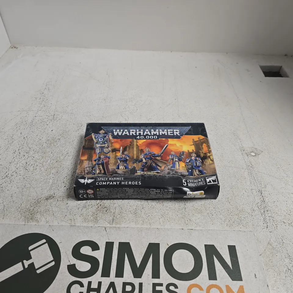 WARHAMMER 40,000 SPACE MARINES COMPANY HEROES – BOXED SET (5 MINIATURES)