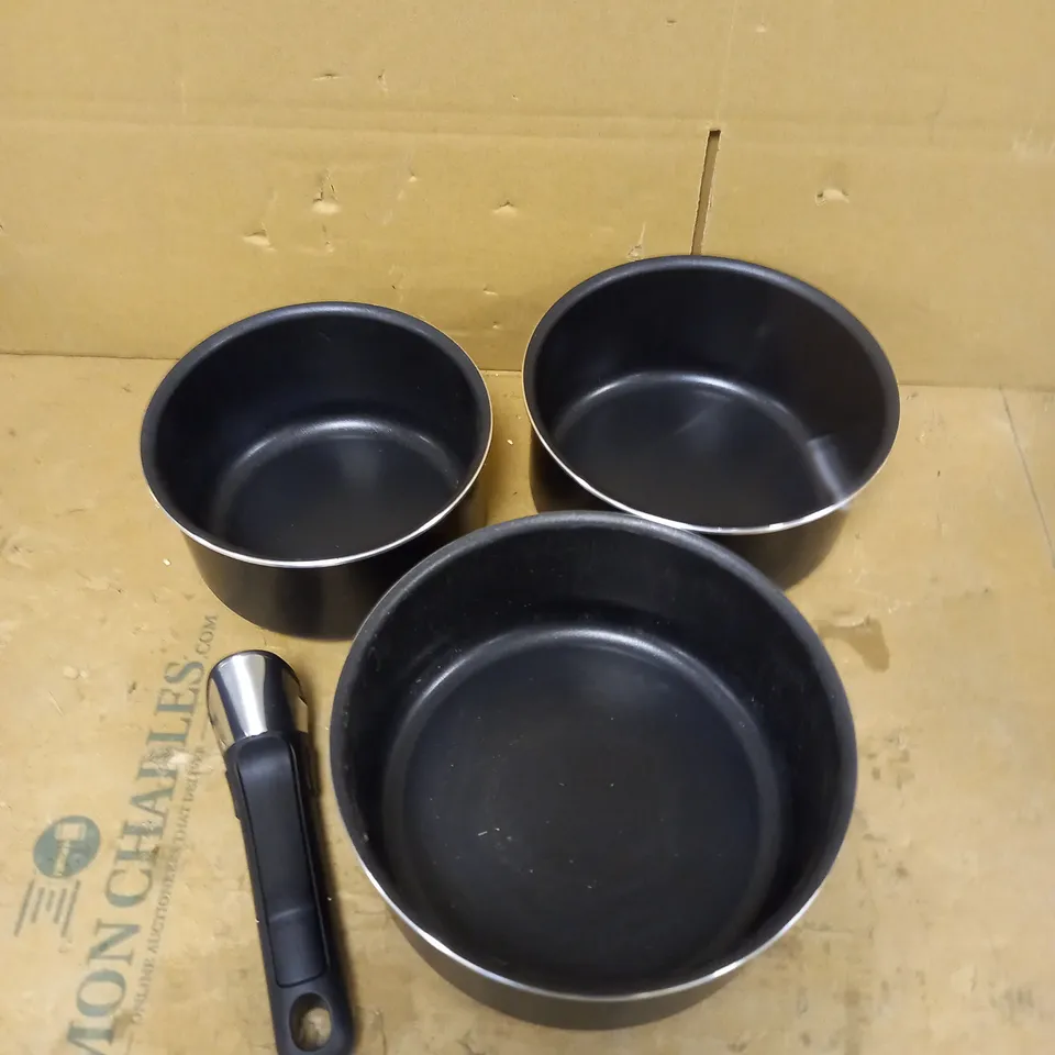 TEFAL L2009342 INGENIO ESSENTIAL NON-STICK SAUCEPAN SET