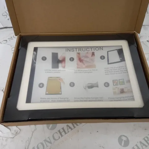 BOXED HANGING PICTURE FRAME BLACK