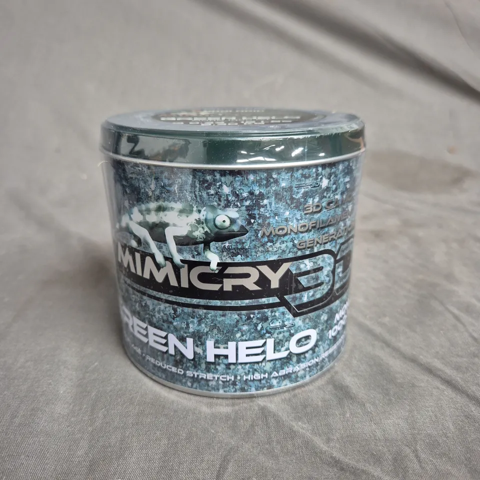 SEALED MIMICRY 3D GREEN HELO MONO FISHING LINE – 1000M, 0.33MM (18LB)