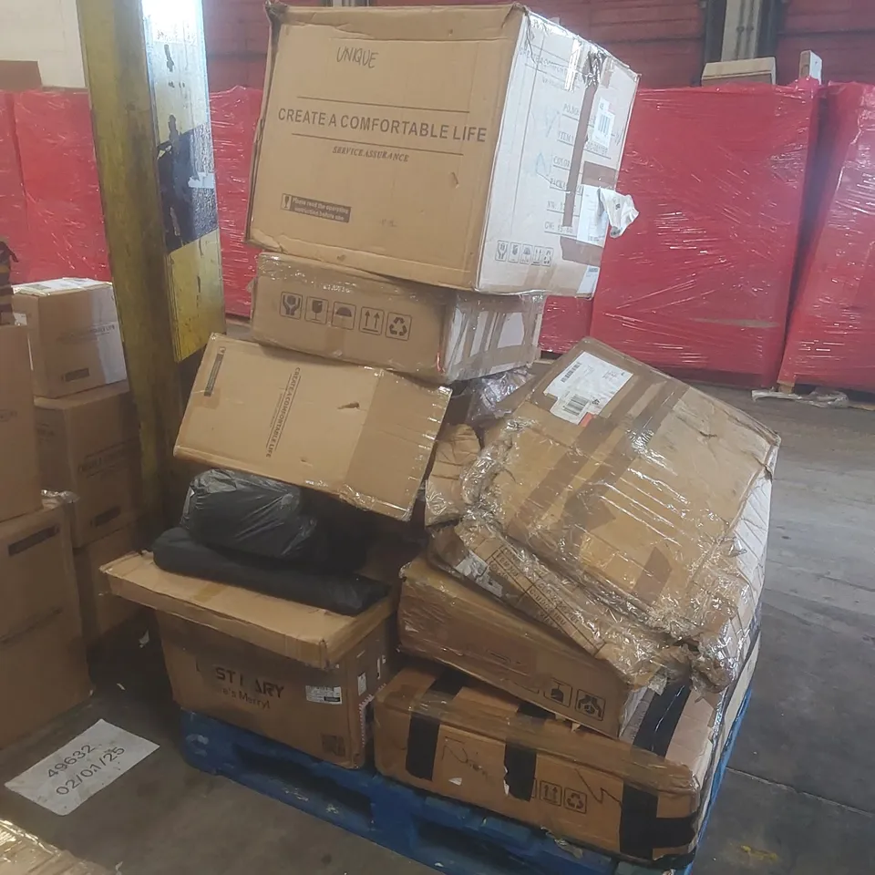 PALLET TO CONTAIN ASSORTED BOXED FURNITURE AND FURNITURE PARTS