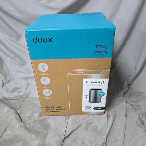 DUUX THREESIXTY2 CERAMIC HEATER BOXED WITH MANUAL