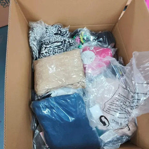 BOX OF APPROXIMATELY 20 ASSORTED ITEMS TO INCLUDE: CHARLOTTE WEST BLOUSE 
