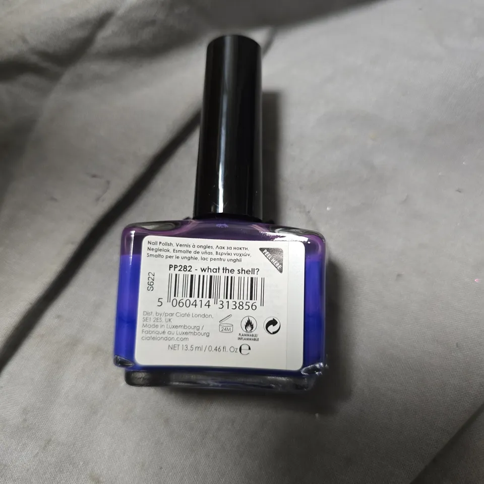 CIATÉ LONDON NAIL POLISH – WHAT THE SHELL? PURPLE (PP282) – SET OF 6