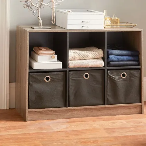 BOXED BOOKCASE OAK