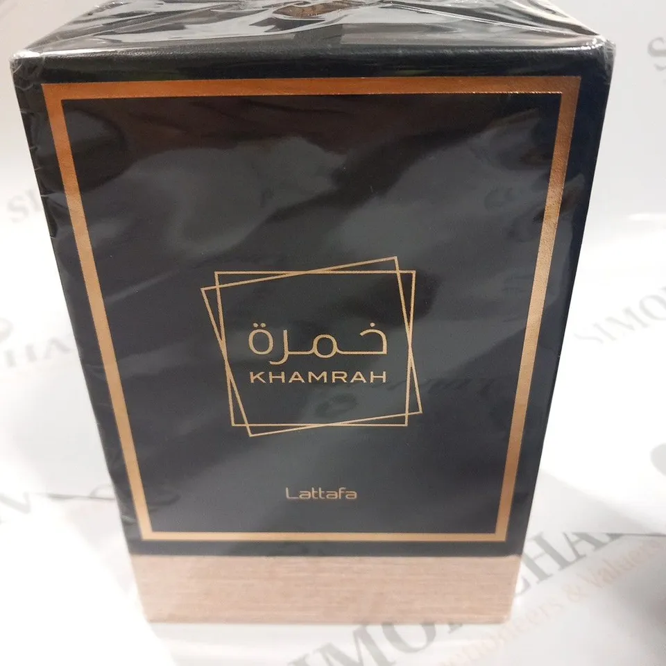 BOXED AND SEALED KHAMRAH LATTAFA EAU DE PARFUM 100ML