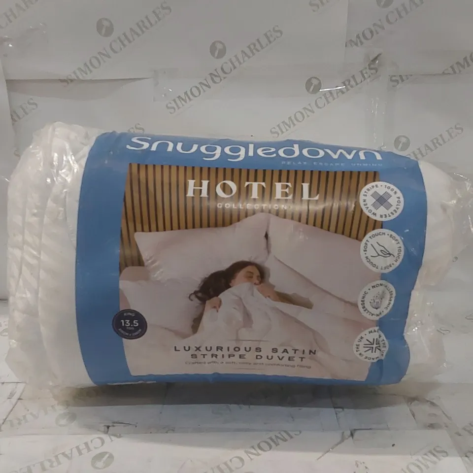 BAGGED SNUGGLEDOWN HOTEL COLLECTION 13.5 TOG KING SIZE DUVET