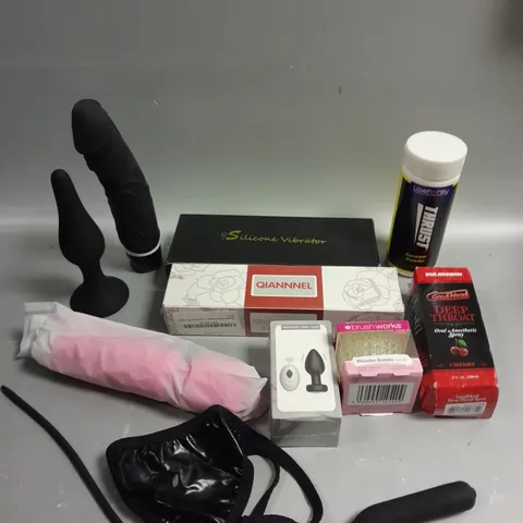 APPROXIMATELY 20 ASSORTED ADULT TOYS & ACCESSORIES