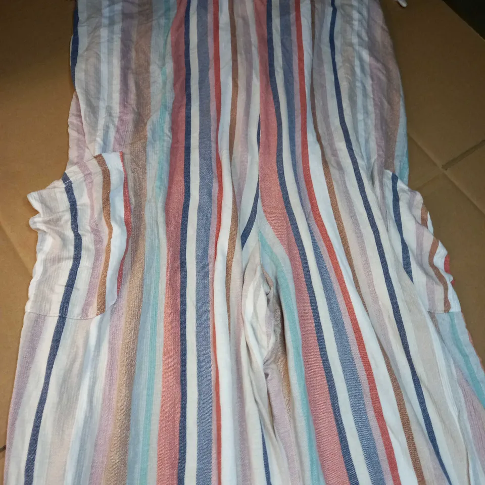 ZARA STRIPED JUMPSUIT - SMALL