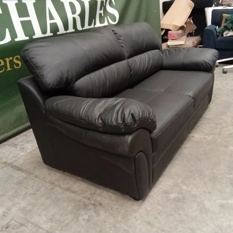 WILMSLOW LEATHER SOFA BED RRP £1149