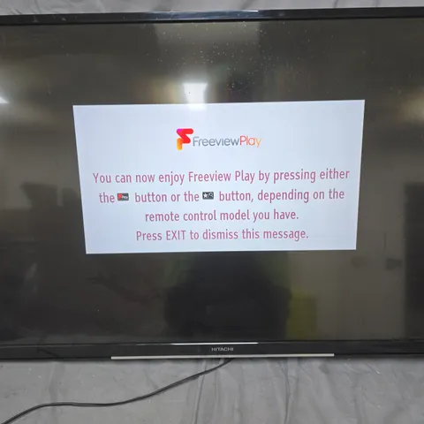 HITACHI 43-INCH TV WITH FREEVIEW PLAY – MODEL 43HK15T74J