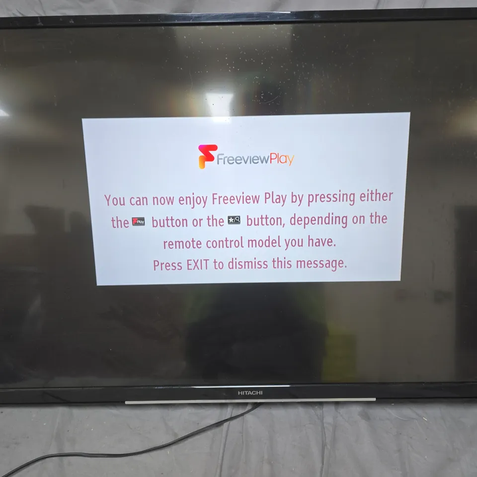 HITACHI 43-INCH TV WITH FREEVIEW PLAY – MODEL 43HK15T74J