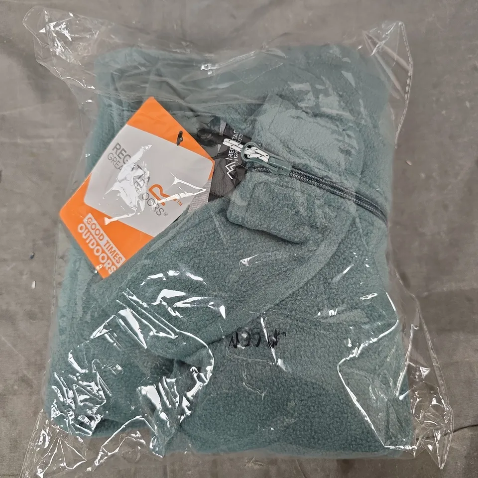 REGATTA GREAT OUTDOORS FLEECE IN GREEN SIZE UK 16