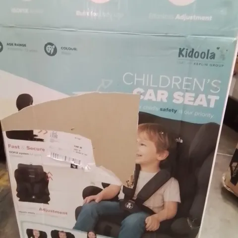 BOXED KIDOOLA CHILDREN'S CAR SEAT