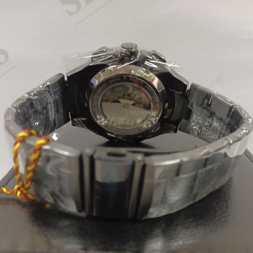 LIMITED EDITION SWAN & EDGAR HAND ASSEMBLED CERTITUDE AUTOMATIC RED WATCH RRP £210